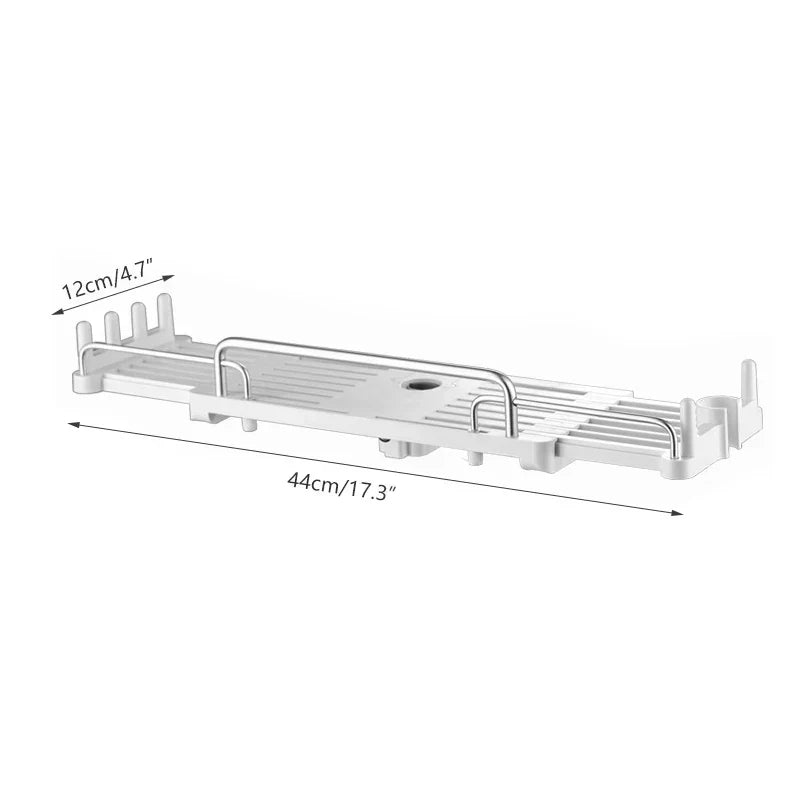 Erweiterbarer Schrankorganizer mit Schublade – Platzsparend und verstellbar