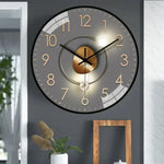 Elegante Wanduhr mit geräuschlosem Mechanismus – zeitloses Design