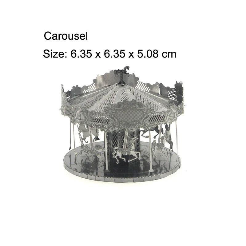 Kreatives 3D Metall Puzzle Set: Baue und Entdecke Weltwunder