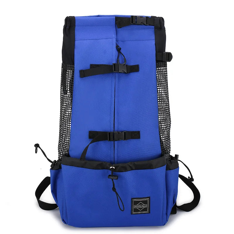 Hunderrucksack für Reisen und Outdoor, atmungsaktiv