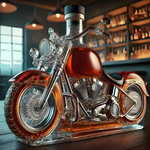 Motorrad-Design Whiskeykaraffe für stilvolle Heimbars