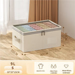 Foldable Wardrobe Organizer with Lid | Spacious Storage Solution