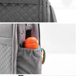 Tragbares 2-in-1 Babybett mit Wickeltasche für Reisen