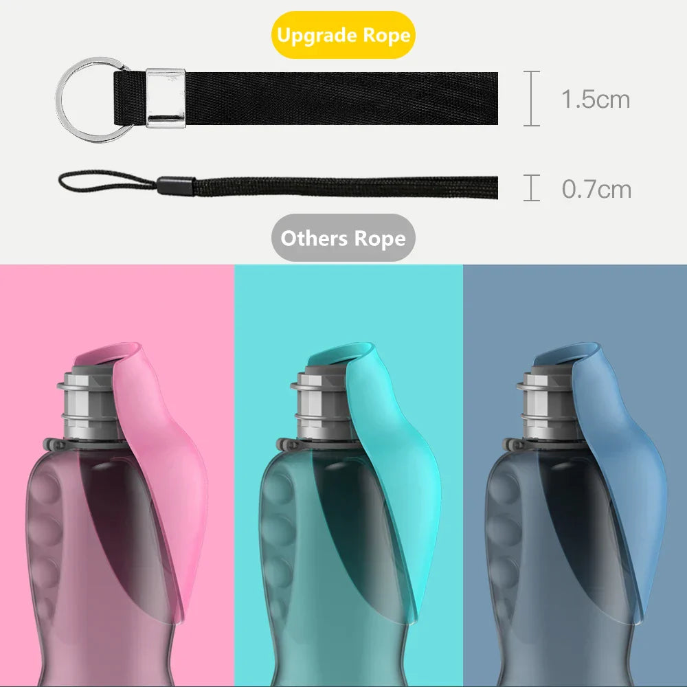 Dog Water Bottle | Leak-Proof | With Drinking Bowl | 800 ml