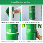 Natürliche Rohrverkleidung aus Bambus | EcoCover Set