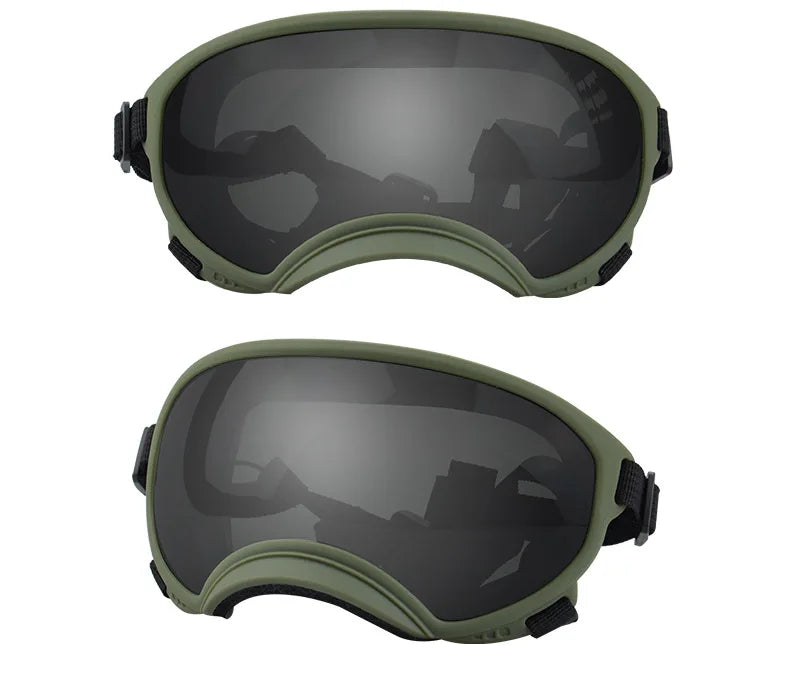 Verstellbare winddichte Hundesonnenbrille mit UV-Schutz