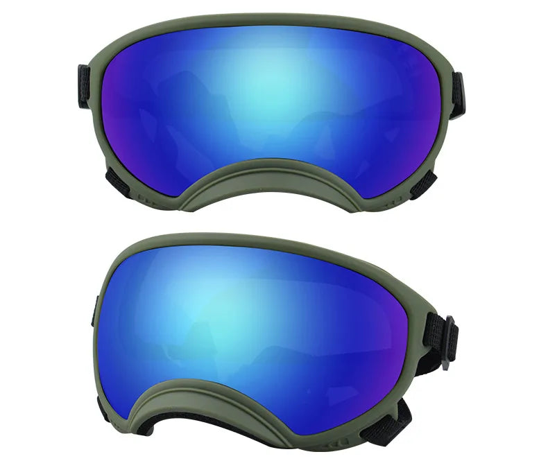 Verstellbare winddichte Hundesonnenbrille mit UV-Schutz