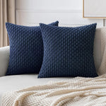 Boho Ripp-Cord-Kissenbezug – Stilvolle gestreifte Dekokissenhülle für Sofa oder Bett