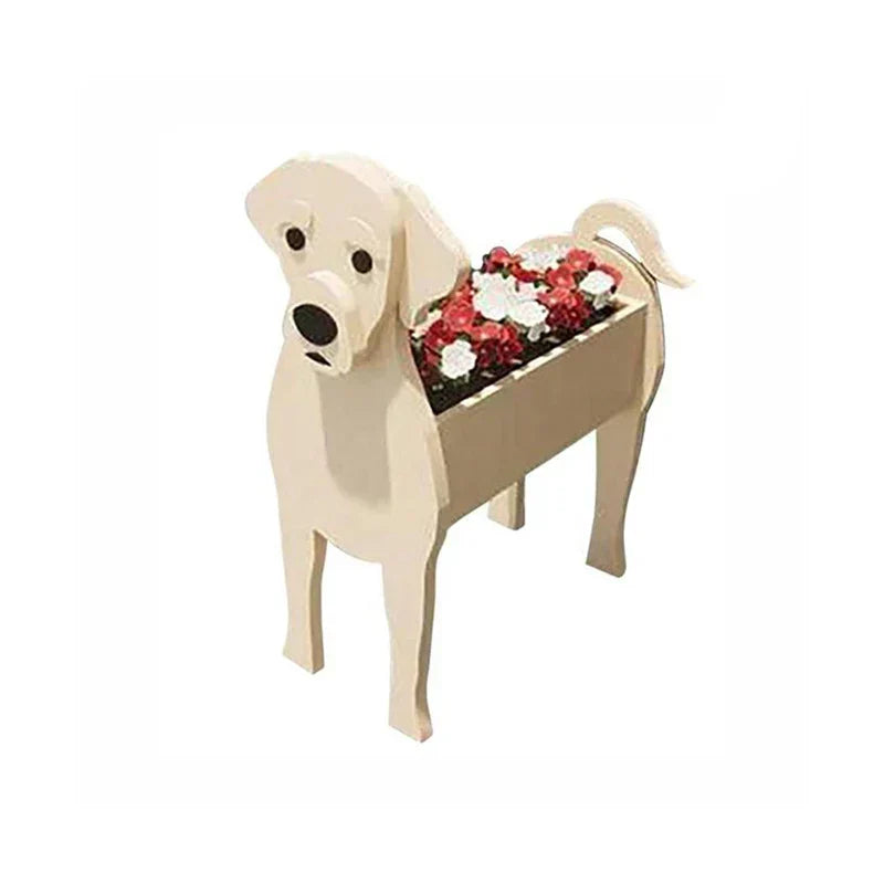 Hundefreundlicher Blumentopf – Verspielter Pflanzenbehälter