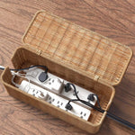 Rustic Cable Organization with the CableBox NaturStyle