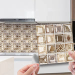 3D Wandfliesenaufkleber im Mosaikdesign