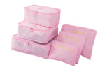 6-teiliges wasserdichtes Packwürfel-Set – idealer Kofferorganizer