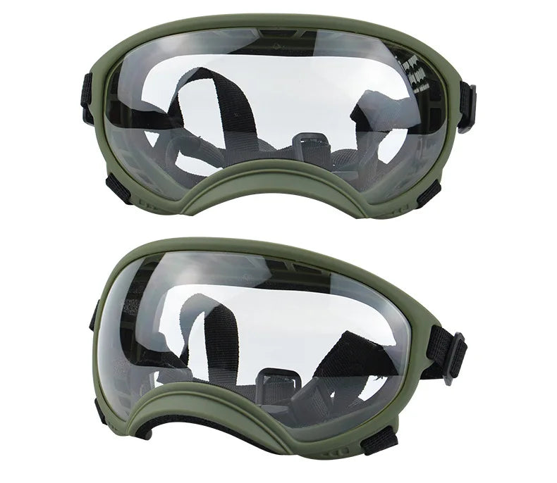 Verstellbare winddichte Hundesonnenbrille mit UV-Schutz