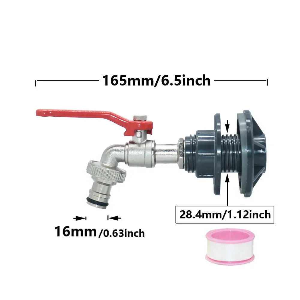 Water Butt Connector Adapter | 16mm Connection