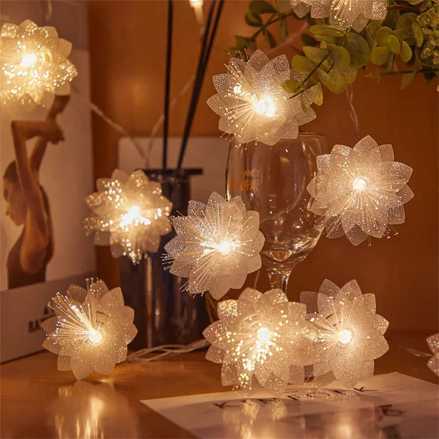 Blossom Magic LED Light Chain | 2–3 m Battery-Operated Decoration