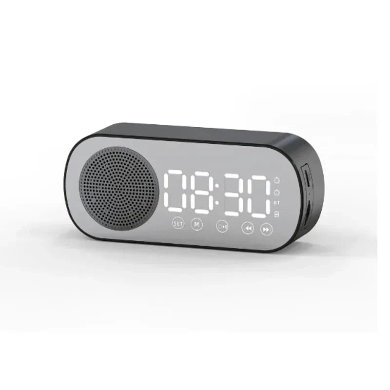 Smartes LED-Spiegelwecker mit Bluetooth-Lautsprecher & FM-Radio