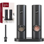 Electric Salt and Pepper Grinder Set – 2 Pack, Adjustable