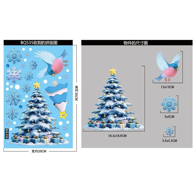 Winter Magic | Reusable Window Decoration for the Holidays