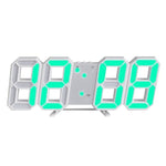 Modern 3D LED Wall Clock – Stylish Design with Dimmer Function