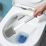Innovatives Toilettenbürsten-Set aus Silikon mit Wandhalterung & Abflussreiniger