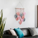Eleganter Makramee Wandbehang für ein harmonisches Zuhause