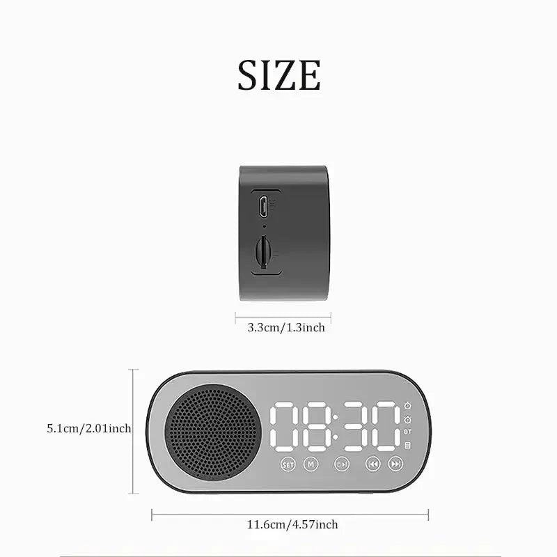 Smart Bluetooth Wecker mit LED-Anzeige und Radiofunktion