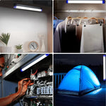 Wiederaufladbare LED-Röhrenlampe mit Magnetbefestigung
