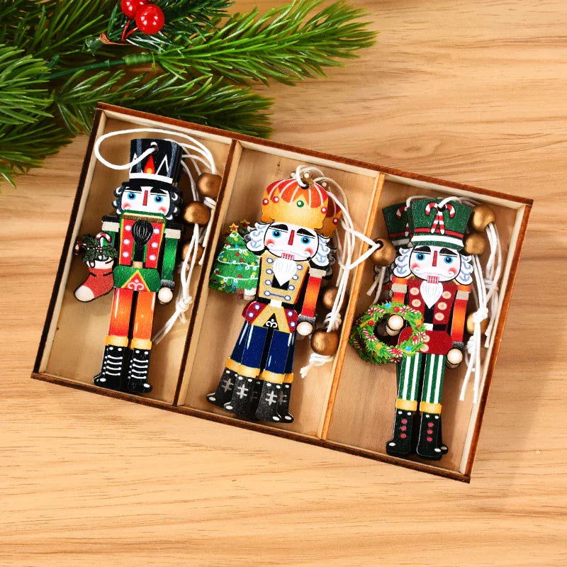 Bunte Weihnachtsbaum-Dekoration – Fröhliche Christbaumschmuck-Elemente