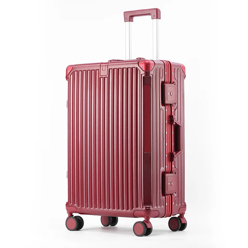 Luminous Travel | Strapazierfähiger Hartschalenkoffer mit Aluminiumrahmen – Leicht, Langlebig & TSA-zugelassen