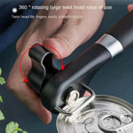 Safe can openers with ergonomic design for kitchen & camping
