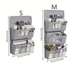 SmartSpace | Fabric Wall Organizer | With Clear Window & Hooks | Practical Compartments