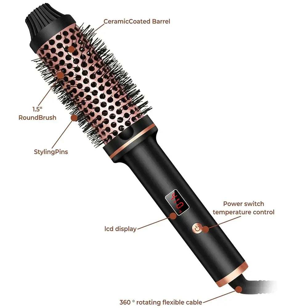 StyleMaster Pro | 3-in-1 Hair Styling Device | Anti-Scald & Ionic Care