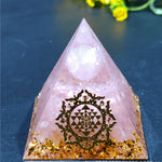 Orgonit-Pyramide mit Amethystpendel – Energie, Schutz und Dekoration