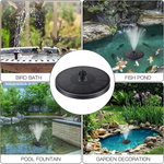 Solarbetriebene Schwimmende Gartenfontäne für Teiche