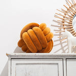 Samt Kissen mit Knoten