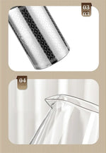 Elegant teapot made of heat-resistant glass with a stainless steel filter