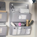 SmartSpace | Fabric Wall Organizer | With Clear Window & Hooks | Practical Compartments