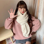 Eleganter und warmer Damenwickelschal für den Winter