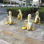 Bananenente Dekofigur aus Resin – Verspielt für Innen und Außen