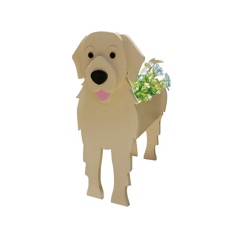 Hundefreundlicher Blumentopf – Verspielter Pflanzenbehälter