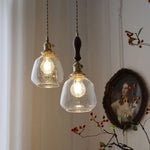 Elegante Kristall-Pendelleuchte im Vintage-Stil