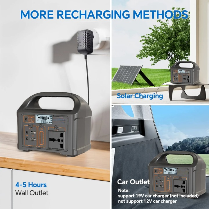 EnergieBoost | 100W Tragbare Powerstation mit 24.000mAh Akku