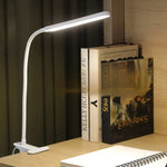FlexiBright LED-Klemmleuchte | 3 Lichtmodi & 10 Helligkeitsstufen | USB-betrieben | Flexibler Arm | Augenschonend & Dimmbarkeit