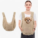 Haustiertragetasche mit ergonomischen Tragegurten bis 10 kg