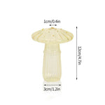 Elegant Mushroom Glass Vase for Hydroponic Plant Displays