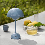 Akku LED Tischlampe im Pilzdesign – Dimmbar und Mobil