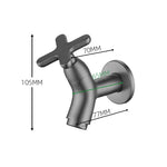 AquaElegance | Wandeinbau-Kaltwasserhahn aus massivem Messing