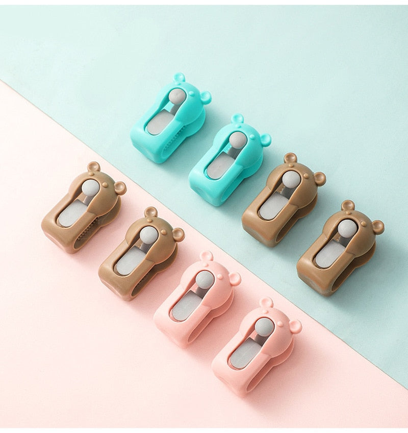 4 Stück Bären Bett Clips – Rutschfeste Halterungen
