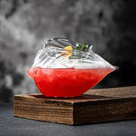 Elegantes Muschelglas-Set – 2-teiliges Küstendesign
