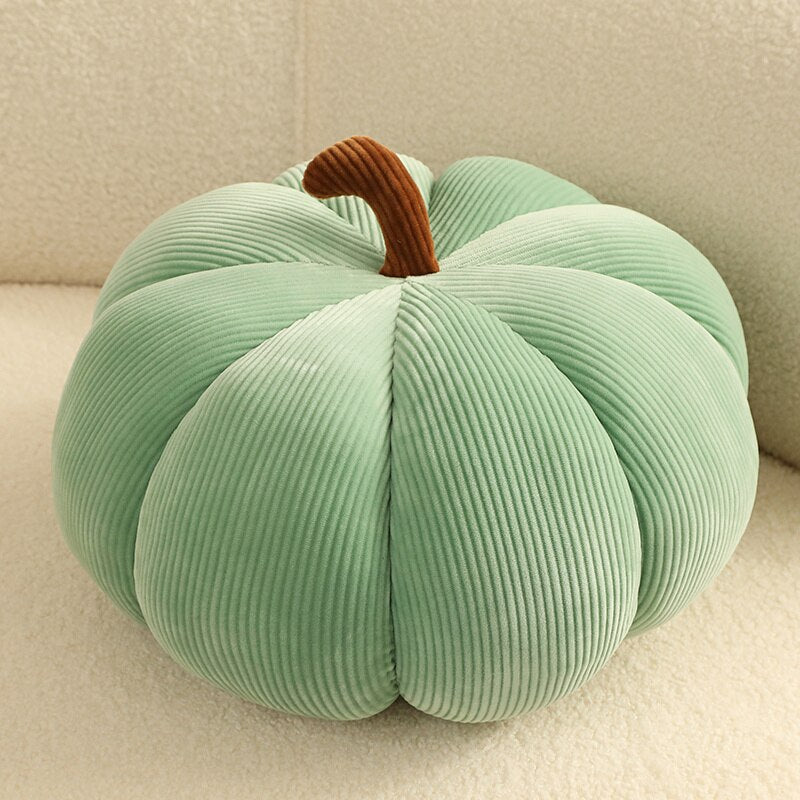 Kuschelkissen in Kürbisform